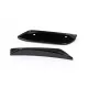 Front Bumper Flaps Side Fins Flacs suitable for Mercedes A Class W177 V177 (04.2018-2022) with Front Bumper Lip Extension A35 Design Black Edition