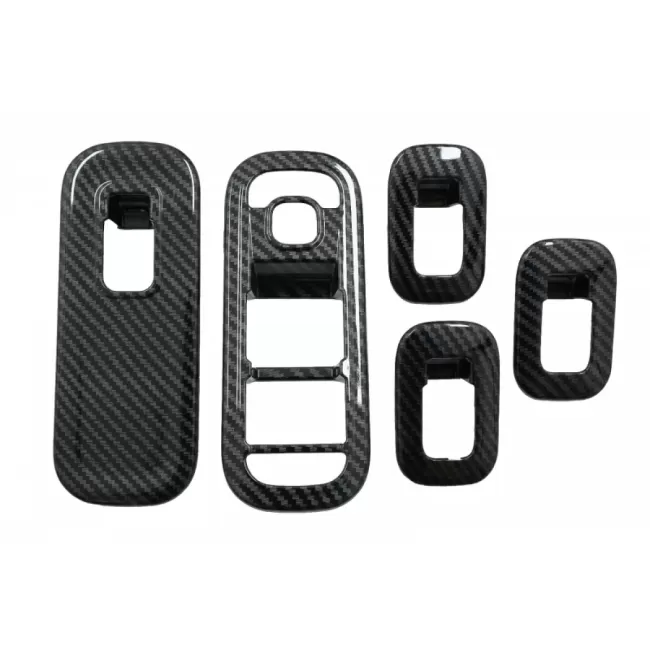 Complet Kit Interior Frames Decorative suitable for Mercedes A W177 V177 (2018-up) with Rear Armrest Box Air Outlet Trim Cover Carbon Film