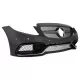 Front Bumper & Diffuser with Muffler Tips Chrome suitable for Mercedes C-Class W205 S205 (2014-2018) C63 Design