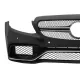 Front Bumper & Diffuser with Muffler Tips suitable for Mercedes C-Class W205 S205 (2014-2018) C63 Design