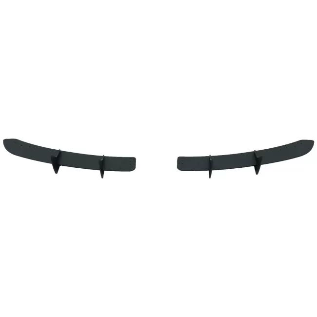 Rear Bumper Extension Splitters for Air Diffuser suitable for VW Golf VI 6 R20 (2008-2013) Black