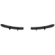 Rear Bumper Extension Splitters for Air Diffuser suitable for VW Golf VI 6 R20 (2008-2013) Black