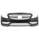Front Bumper with Diffuser and Exhaust Muffler Tips suitable for Mercedes C-Class W205 Sedan S205 Estate (2014-2020) C63 Design