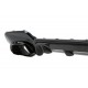 Rear Bumper Valance Diffuser With Exhaust Tips suitable for BMW 3 Series G20 G28 Sedan G21 Touring (2019-up) M340i M Look Carbon