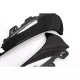 Rear Bumper Aero Flaps Flics Side Fins suitable for Mercedes GLA SUV H247 (2020-up) Sport Line Piano Black