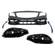 Front Bumper Side Grilles suitable for Mercedes CLA W117 C117 X117 (2013-2018) Facelift CLA45 Design Piano Black