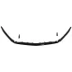Front Bumper Lip Extension suitable for Mercedes A-Class A45 W177 V177 (2018-up) A45S Design Piano Black