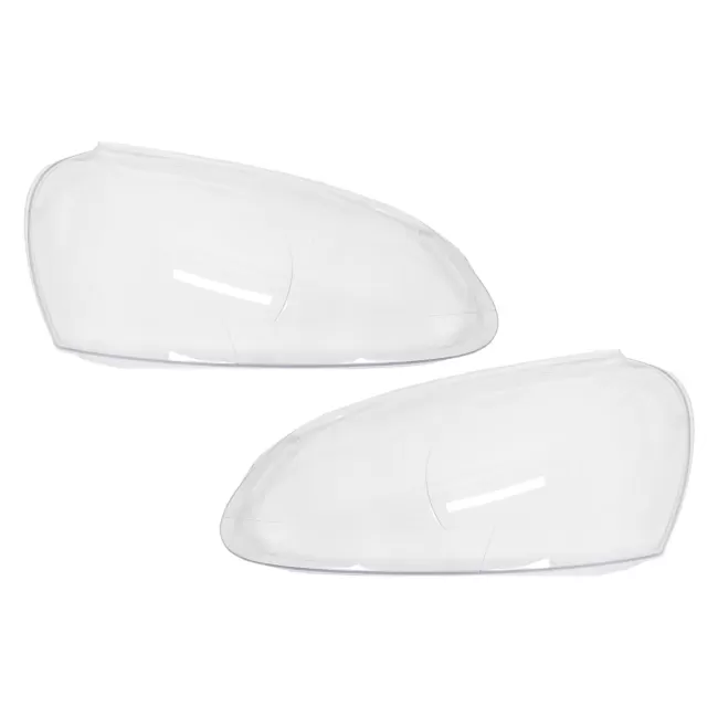 Headlights Lens Glasses suitable for VW Golf 5 V (2003-2009) Clear