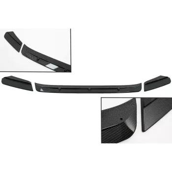 Front Bumper Spoiler Lip suitable for BMW X3M G01 X4M G02 (2018-2020) M Sport Carbon Look