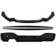 Front Bumper Lip Spoiler suitable for BMW 1 Series F20 F21 LCI (2015-2019) with Rear Bumper Spoiler Valance Diffuser and Side Skirts Extensions Hatchback M Sport Piano Black