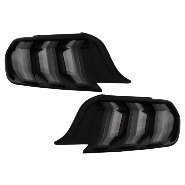 Full LED Taillights suitable for Ford Mustang VI S550 (2015-2019) Smoke with Dynamic Sequential Turning Lights