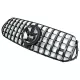 Front Central Grille suitable for Mercedes GLE SUV W167 V167 GLE Coupe C167 Sport Package (2019-06.2023) GTR Panamericana Design Glossy Black and Chrome