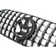 Front Central Grille suitable for Mercedes GLE SUV W167 V167 GLE Coupe C167 Sport Package (2019-06.2023) GTR Panamericana Design Glossy Black and Chrome