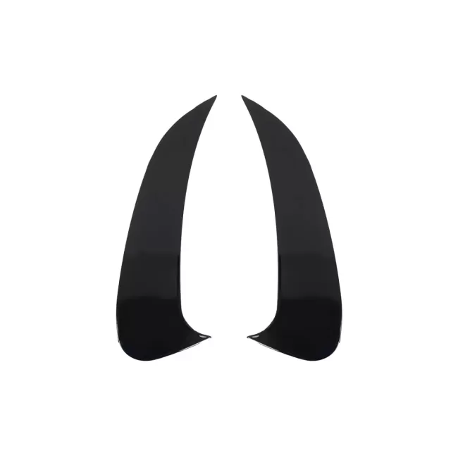 Rear Bumper Side Fins Flaps suitable for Mercedes C Class W206 Sport Line (2021-Up) Piano Black