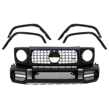 Complete Front Assembly Kit suitable for Mercedes G-Class W463 Facelift (2018-Up) G63 Look