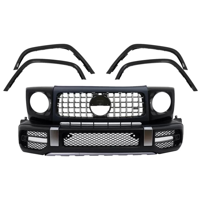 Complete Front Assembly Kit suitable for Mercedes G-Class W463 Facelift (2018-Up) G63 Look