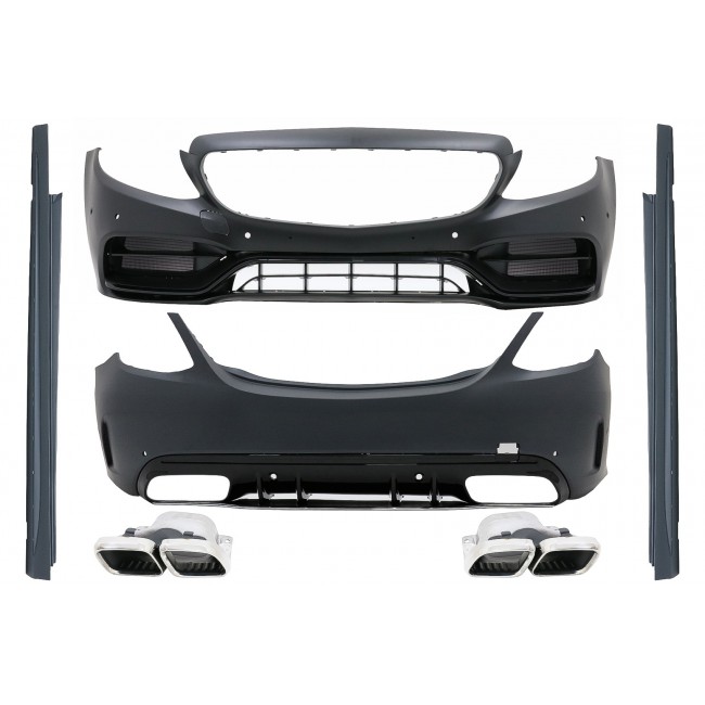Complete Body Kit suitable for Mercedes C-Class W205 Sedan (2014-2020) C63s Edition 1 Design
