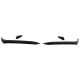 Front Bumper Side Fins Flaps suitable for VW Golf 7.5 GTI 5G Hatchback (2017-2020) Piano Black