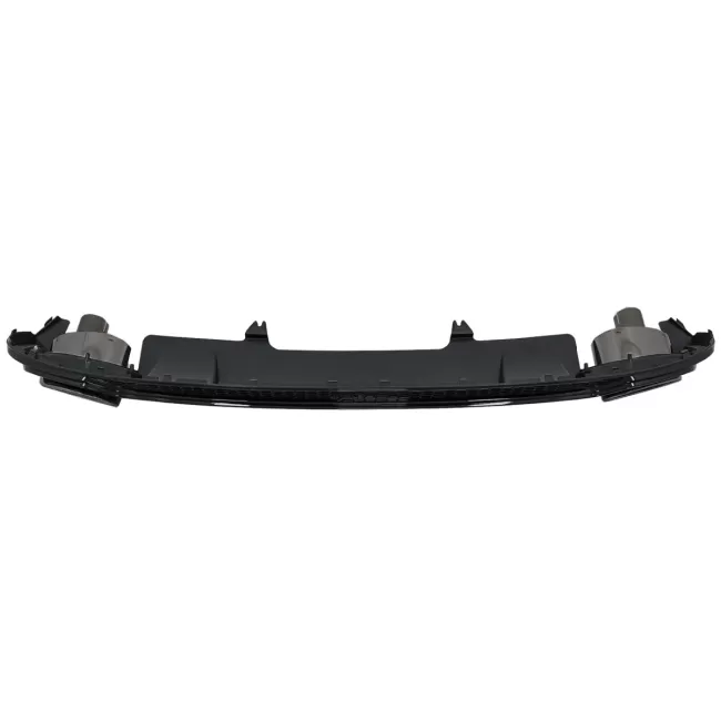 Rear Bumper Valance Diffuser Exhaust Muffler Tips suitable for Audi A4 B9 8W (2016-2018) Sedan Avant for S Line Bumper