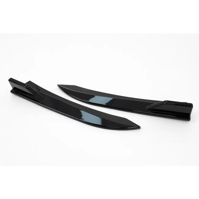 Rear Bumper Flaps Side Fins Flics suitable for BMW 3 Series F30 F31 (2011-2019) Piano Black