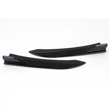 Rear Bumper Flaps Side Fins Flics suitable for BMW 3 Series F30 F31 (2011-2019) Piano Black