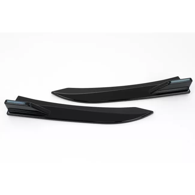 Rear Bumper Flaps Side Fins Flics suitable for BMW 3 Series F30 F31 (2011-2019) Piano Black
