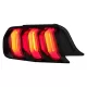 Full LED Taillights suitable for Ford Mustang VI S550 (2015-2019) Red with Dynamic Sequential Turning Lights