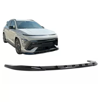 Front Bumper Spoiler suitable for Hyundai Kona N-Line Mk2 (2023-) Black