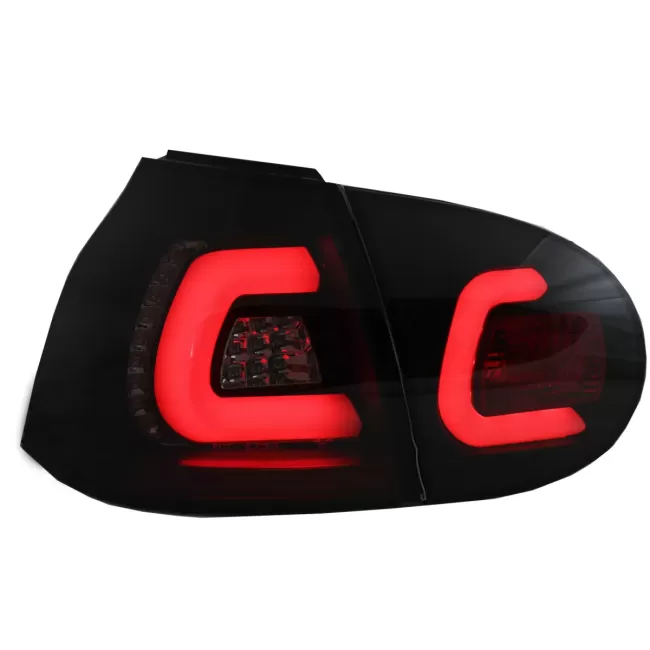 Taillights LED Bar suitable for VW Golf V 5 (2004-2009) Smoke Black Urban Style