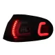 Taillights LED Bar suitable for VW Golf V 5 (2004-2009) Smoke Black Urban Style
