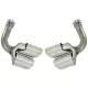 Exhaust Muffler Tips Quad suitable for Porsche Cayenne 9Y0 SUV 3.0 (2018-up) Upgrade to Cayenne S Chrome