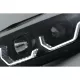 3D LED Angel Eyes Headlights suitable for BMW 3 Series E90 Limousine E91 Touring (03.2005-08.2008) LHD Black