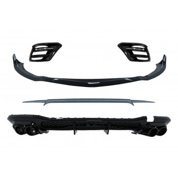 Aero Body Kit suitable for Mercedes S-Class W223 Limousine Sport Line (2020-up) Piano Black