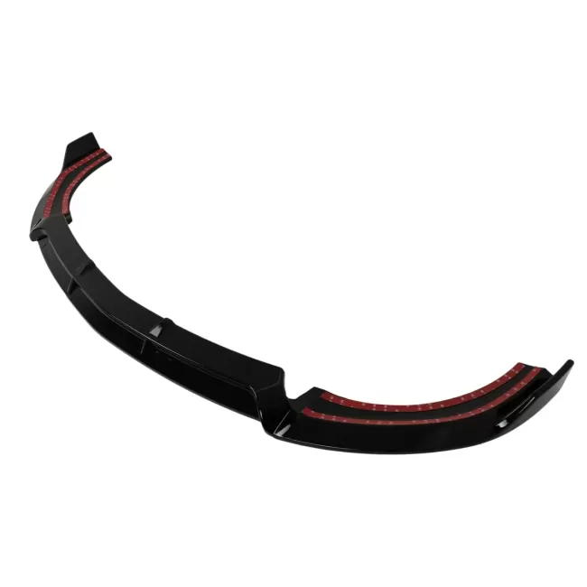 Front Bumper Lip suitable for Mercedes E-Class W213 S213 C238 A238 (2016-2019) Sport Look Piano Black