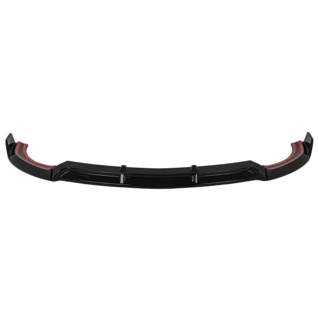 Front Bumper Lip suitable for Mercedes E-Class W213 S213 C238 A238 (2016-2019) Sport Look Piano Black