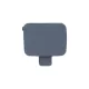 Tow Hook Cover Rear Bumper suitable for BMW 3 Series E90 Sedan (2004-2011) M Tech Design
