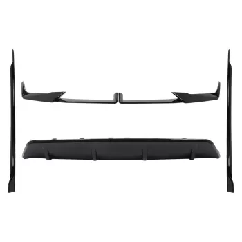 Aero Body Kit suitable for BMW X6 G06 LCI M-Sport (2024-) Black Knight Design Piano Black