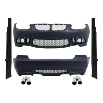Complete Body Kit with Exhaust Muffler Tips suitable for BMW 3 Series E92 E93 (2006-2009) Non-LCI Coupe Cabrio M3 Design
