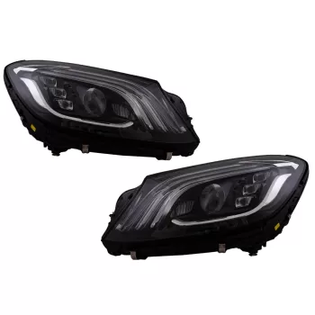 Headlights Full LED suitable for Mercedes S-Class W222 Maybach X222 (2013-2017) Facelift Look