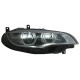 LED Headlights Xenon Angel Eyes 3D Dual Halo Rims suitable for BMW X6 E71 (2008-2012)