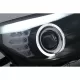 LED Angel Eyes Headlights suitable for BMW 5 Series E60 E61 (2003-2007) Black LCI Design