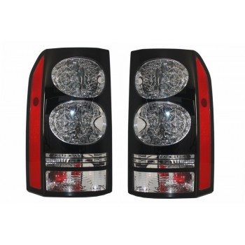 LED Taillights suitable for Land Rover Discovery III 3 & IV 4 (2004-2016) Black Conversion to Facelift Look