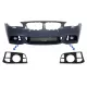 Fog Light Covers suitable for BMW 5 Series F10 F11 NON-LCI LCI (2010-2017) Bumper M-Technik LCI Design