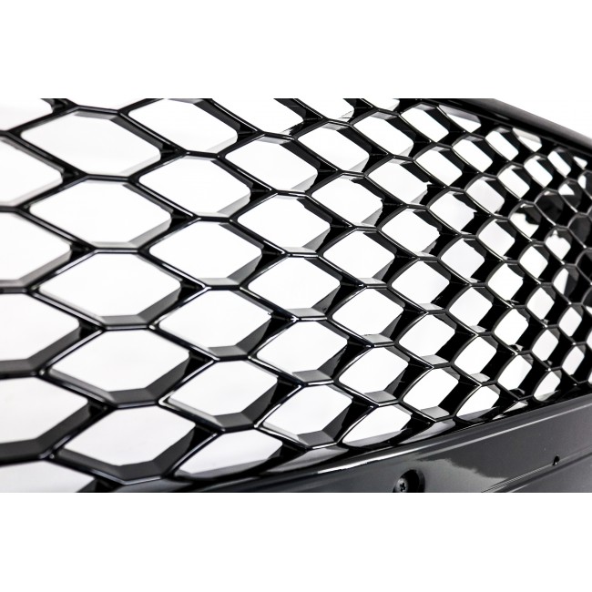 Front Grille suitable for Audi A5 8T (2008-2011) RS5 Design Badgeless Piano Black