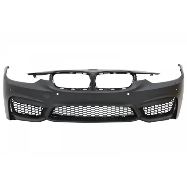 Front Bumper suitable for BMW 3 Series F30 F31 Non LCI & LCI (2011-2018) M3 Sport EVO Design with Kidney Grilles Double Stripe