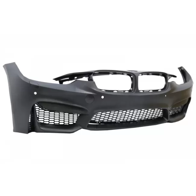 Front Bumper suitable for BMW 3 Series F30 F31 Non LCI & LCI (2011-2018) M3 Sport EVO Design with Kidney Grilles Double Stripe