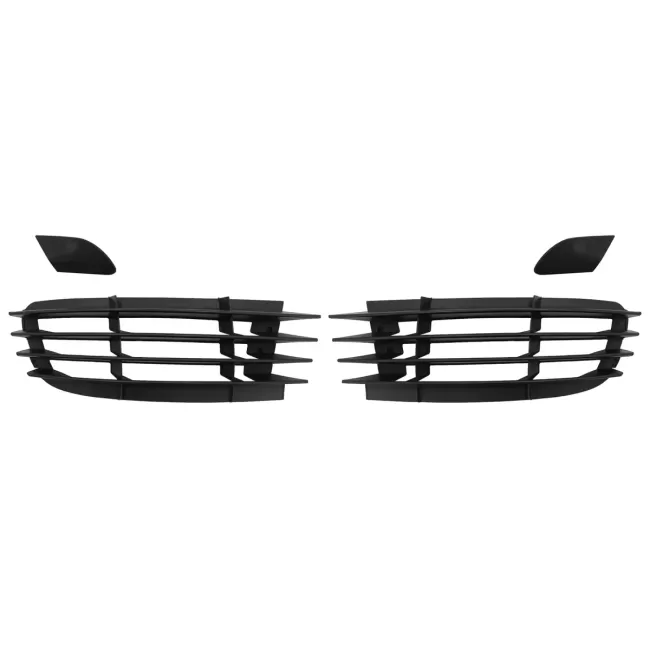 Front Bumper Parts Side grills and Headlights Washer Covers suitable for VW Golf V 5 (2003-2007) Jetta (2005-2010) R32 Look