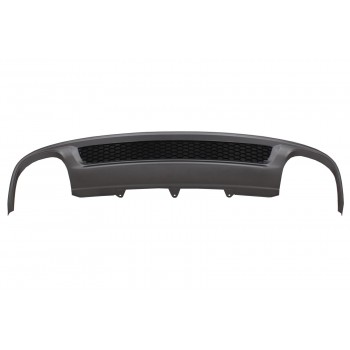 Rear Bumper Valance Air Diffuser suitable for Audi A4 B8 Facelift Limousine Avant (2012-2015) S-Line Design only Standard Bumper