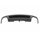 Rear Bumper Valance Air Diffuser suitable for Audi A4 B8 Facelift Limousine Avant (2012-2015) with Carbon Fiber Exhaust Muffler Tips Polished S-Line Design only Standard Bumper