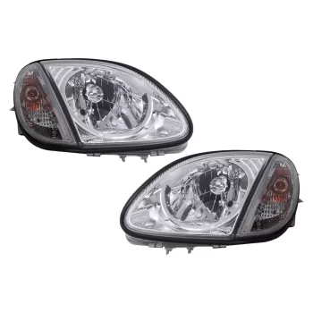 Headlights suitable for Mercedes SLK R170 (04.1996-2004) Chrome